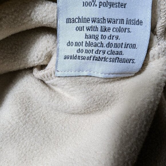 Dudley Stephens Baldwin Turtleneck In Terry Fleece Small Size  Gray/ light tan - Picture 7 of 7